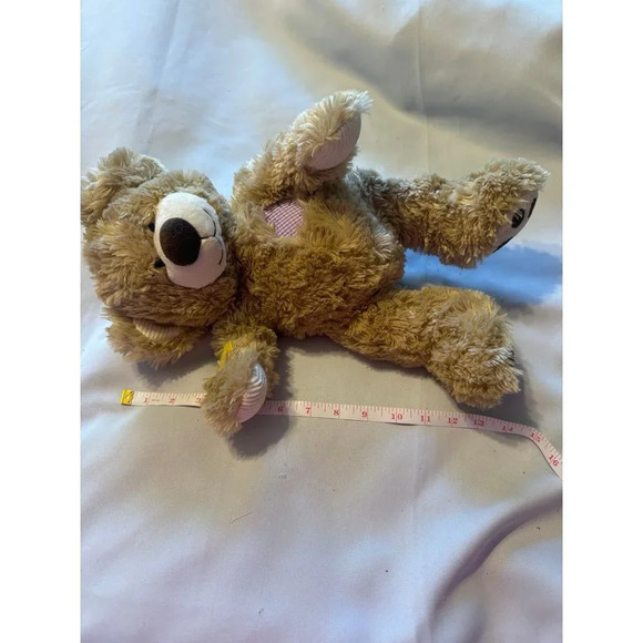 BUILD A BEAR Champ Patchwork Bear Plush Patches Stuffed Animal - Picture 6 of 6